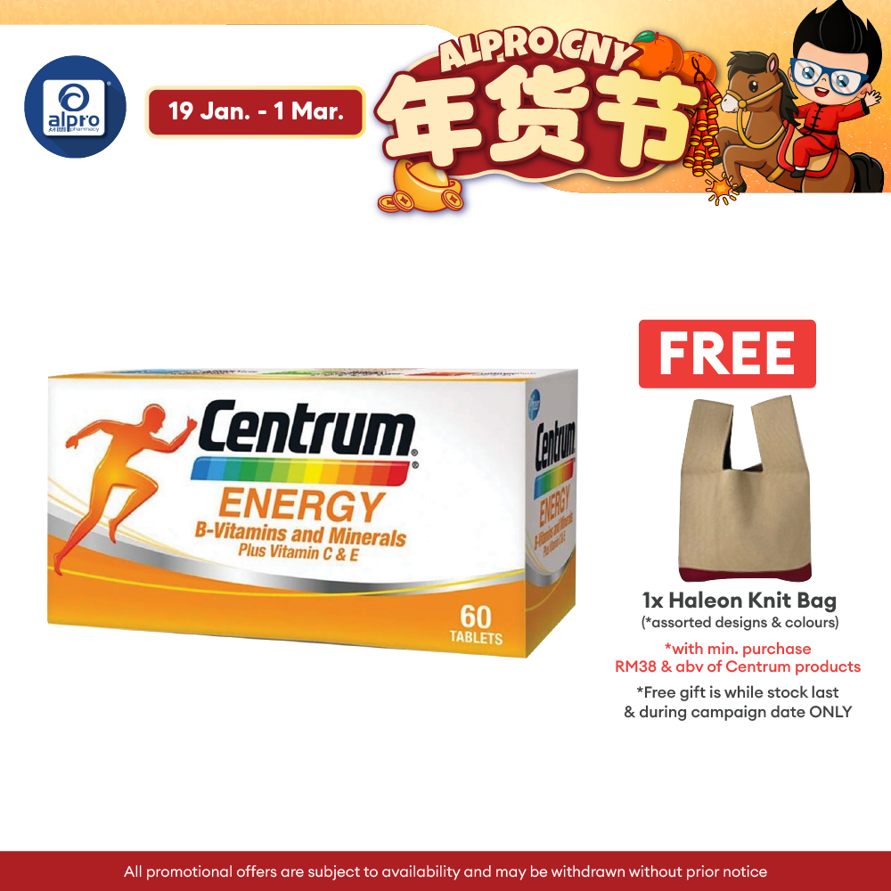 Centrum Energy 60s | Supports Physical Performance