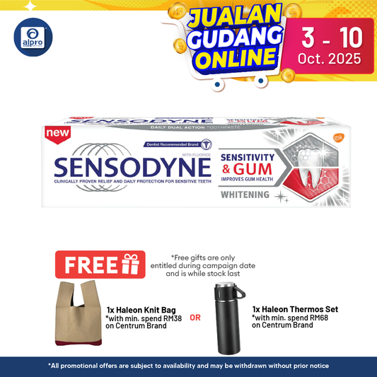 Sensodyne Sensitivity & Gum Whitening 100g Alpro Pharmacy