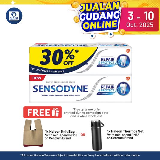 Sensodyne Repair & Protect 100g 2s Alpro Pharmacy