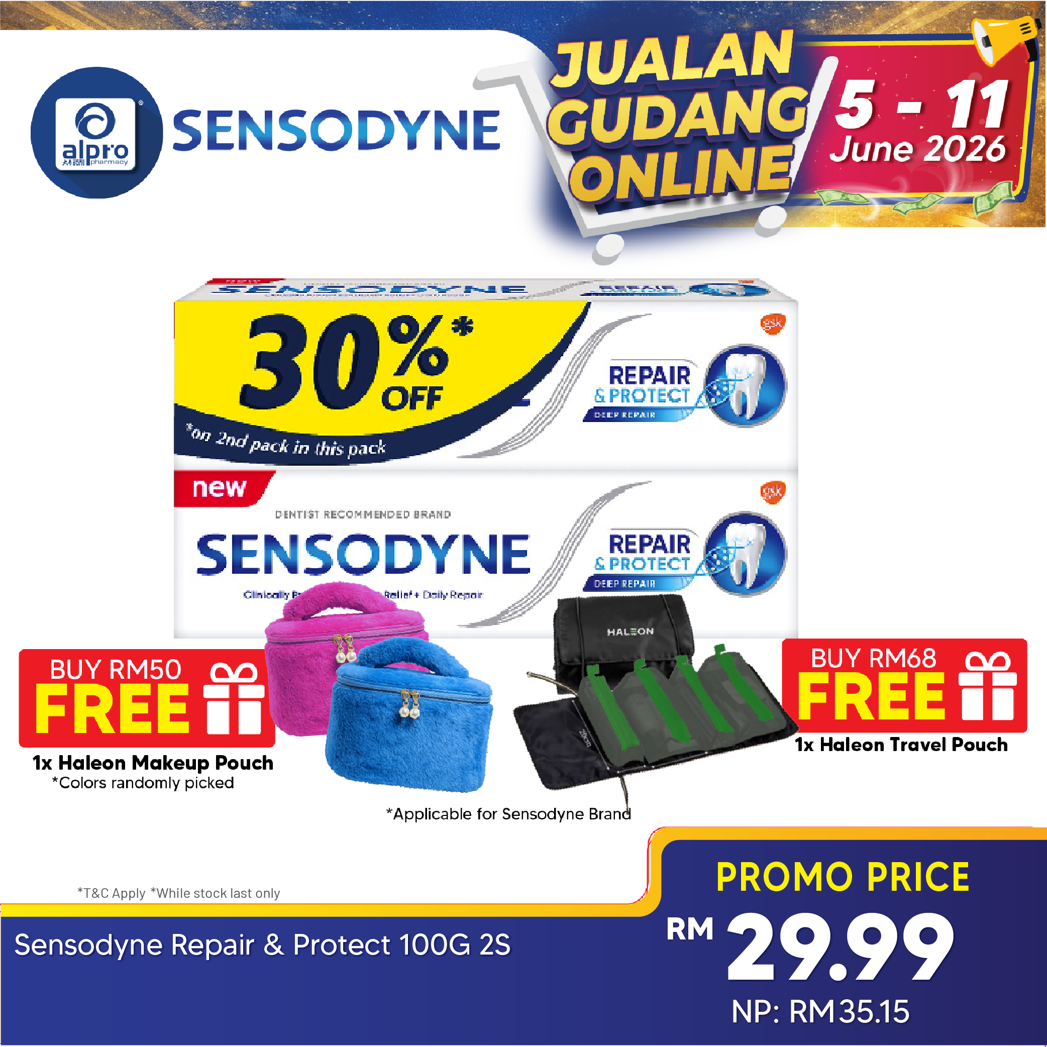 Sensodyne Repair & Protect 100g 2s Sensodyne