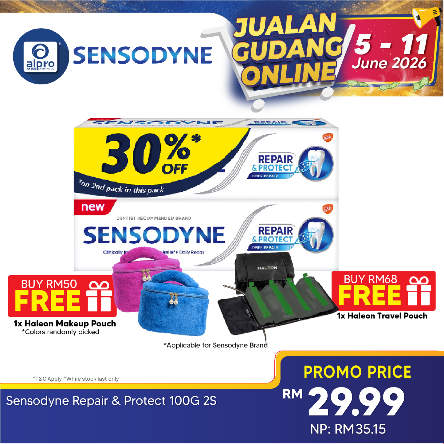 Sensodyne Repair & Protect 100g 2s Sensodyne