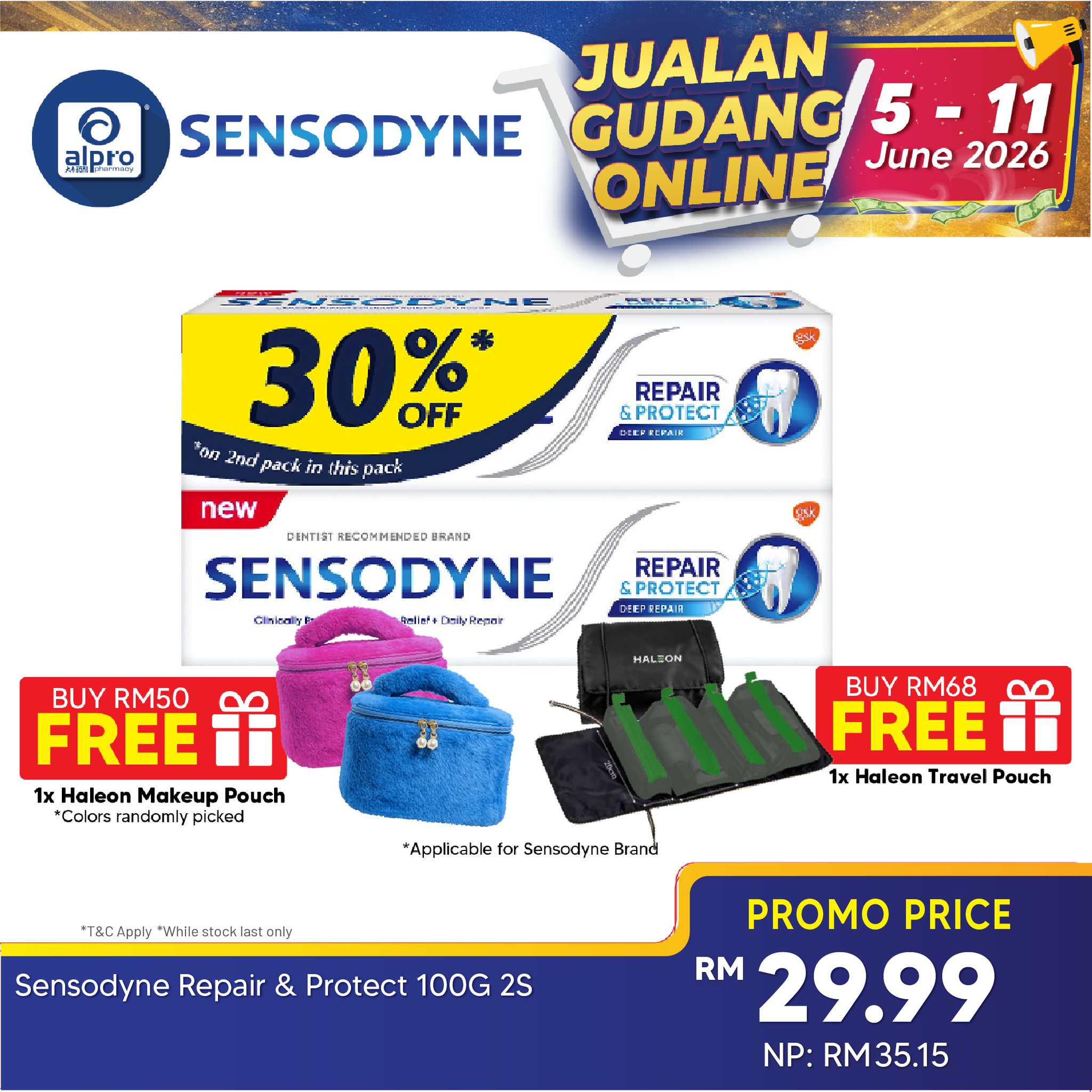 Sensodyne Repair & Protect 100g 2s Sensodyne