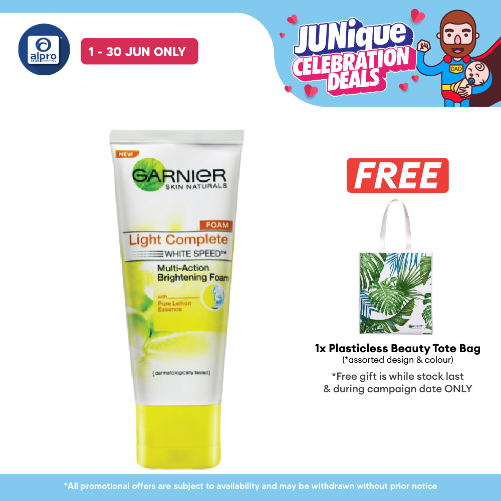 Garnier Light Complete Foam 150ml | Intensively Cleanses and Visibly Brightens Skin Garnier