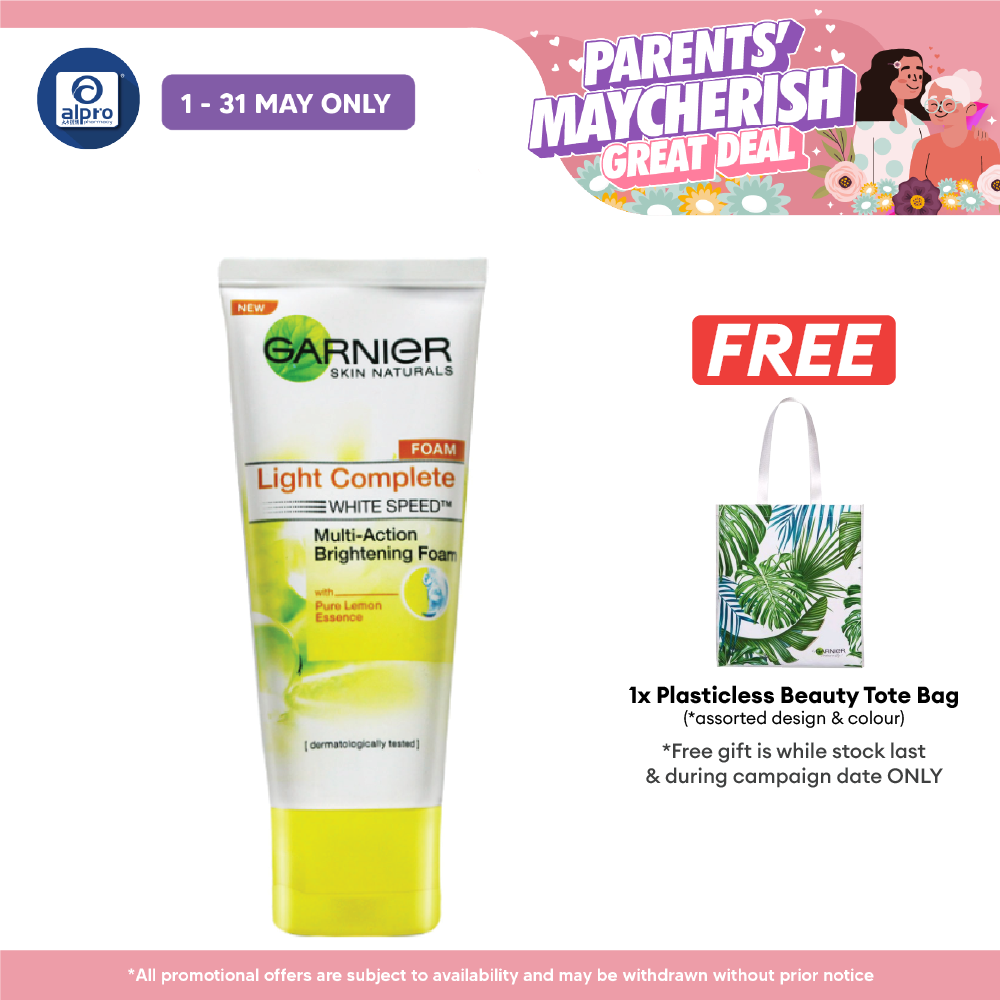 Garnier Light Complete Foam 150ml | Intensively Cleanses and Visibly Brightens Skin Garnier