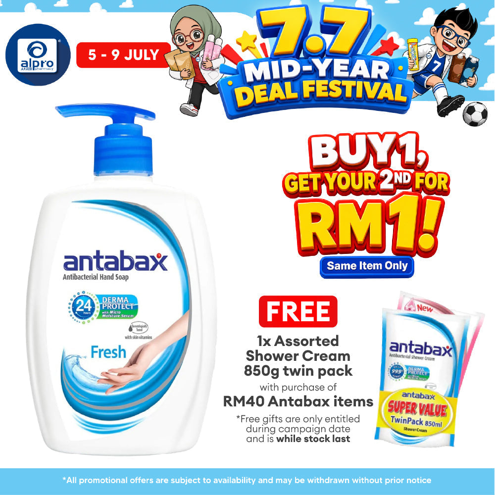 Antabax Hand Soap Sensitive & Fresh 450ml Antabax