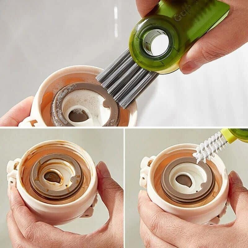 [Group Buy Delivery Starts: 4/11/2025] 3 In 1 Multifunctional Cup Brush 1s (Blue/Grey/Green) Group Buy