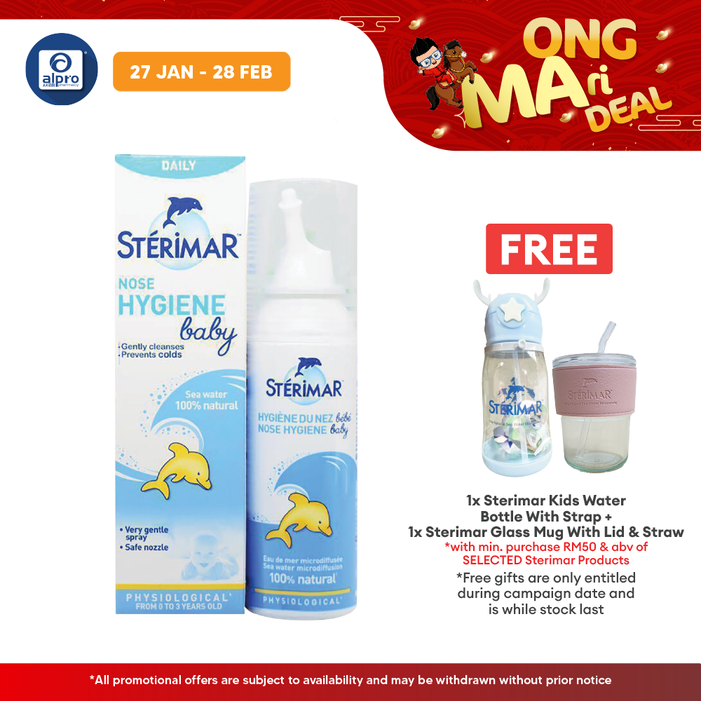 Sterimar Baby Nasal Spray 100ml | Clears and Unblock Nasal Passage Sterimar