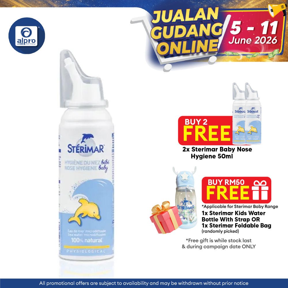 Sterimar Baby Nose Hygiene Isotonic Spray 100ml Sterimar