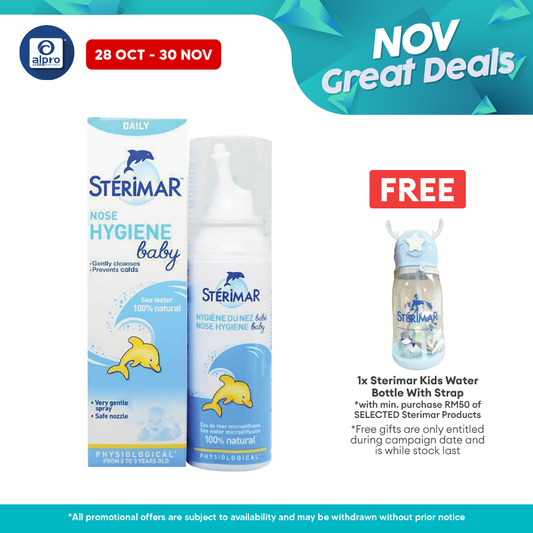 Sterimar Baby Nasal Spray 100ml | Clears and Unblock Nasal Passage Sterimar