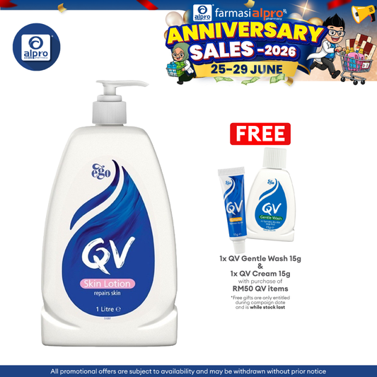 Ego QV Skin Lotion 1l | For Sensitive Skin Type QV
