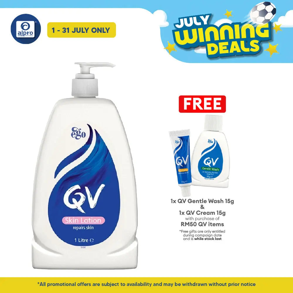Ego QV Skin Lotion 1l | For Sensitive Skin Type QV