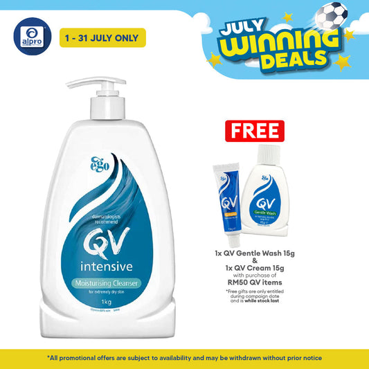 EGO QV Intensive Moisturising Cleanser 1kg | Moisture and Hydrates QV