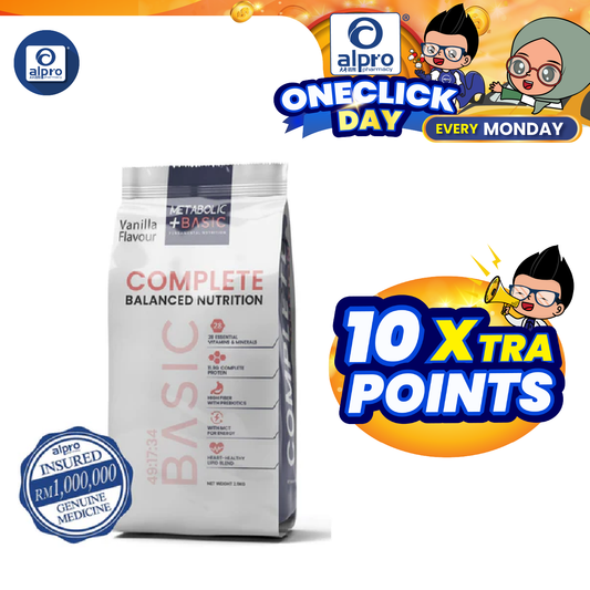 Metabolic + Basic 2.9 kg | Complete & Balanced Nutrition Value Pack Alpro Pharmacy