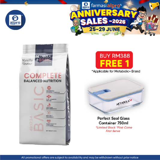Metabolic+ Basic 2.9 kg | Complete & Balanced Nutrition Value Pack