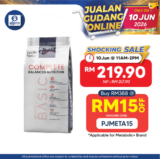Metabolic + Basic 2.9 kg | Complete & Balanced Nutrition Value Pack Metabolic+