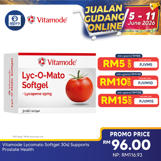 Vitamode Lycomato Softgel 30s| Supports Prostate Health Vitamode