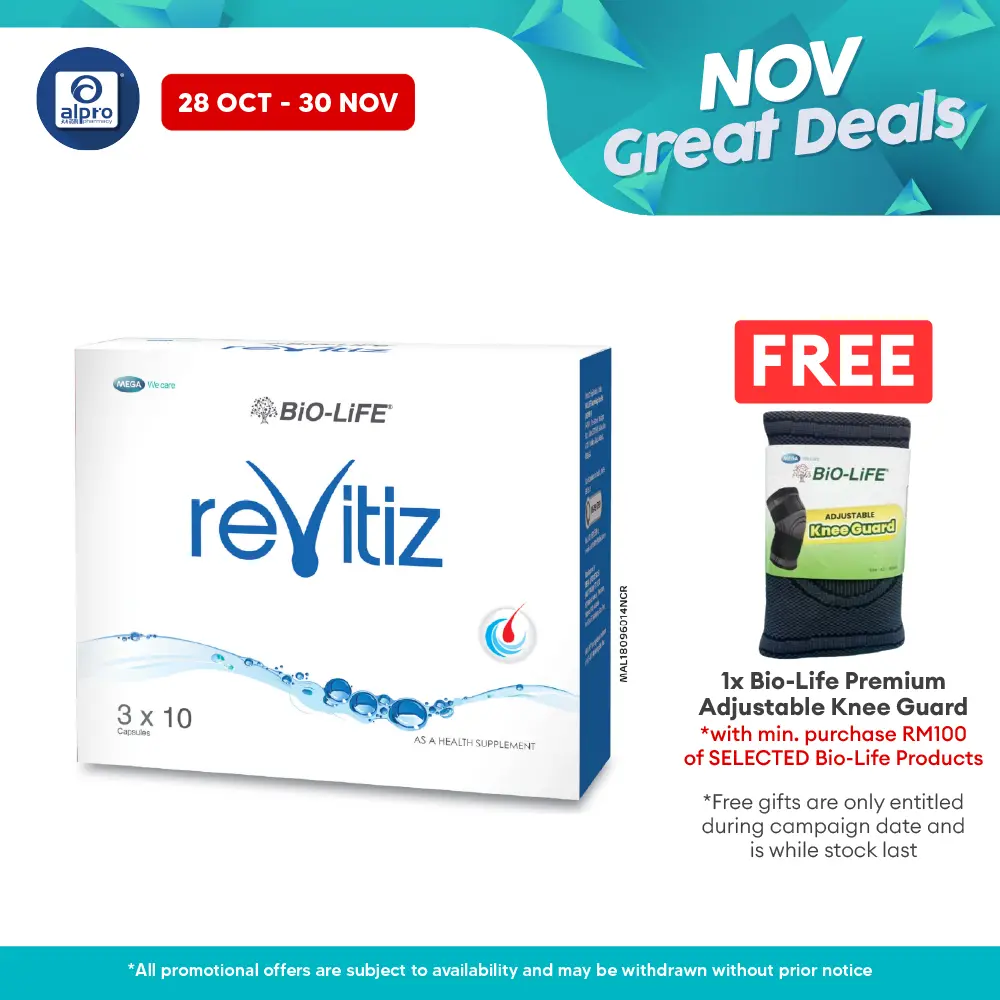 Bio-life Revitiz with Natural Herbs 30s | Helps Hair Strengthening Bio-life