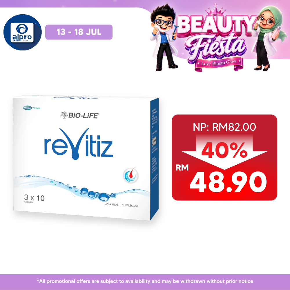 Bio-life Revitiz with Natural Herbs 30s | Helps Hair Strengthening Bio-life