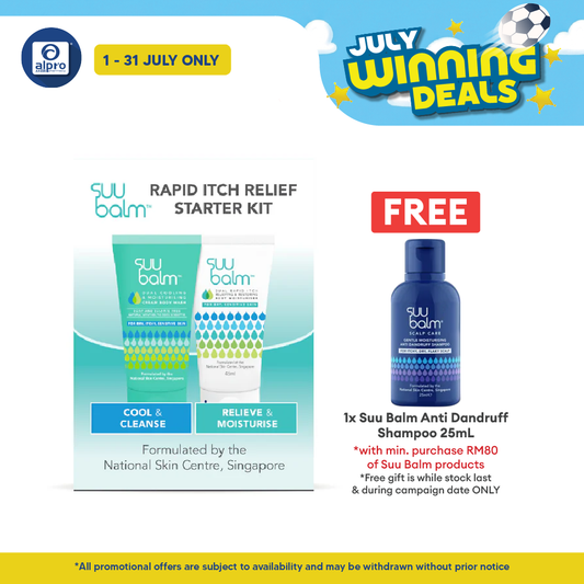Suu Balm Rapid Itch Relief Starter Kit (wash + Moisturizer) Suu Balm