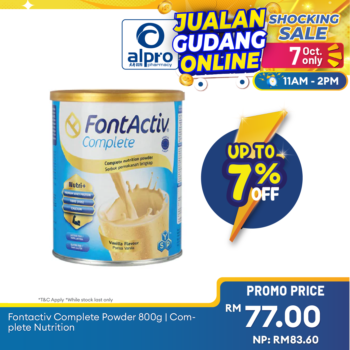 Fontactiv Complete Powder 800g | Helps Achieve Optimum Health and Energy Fontactiv