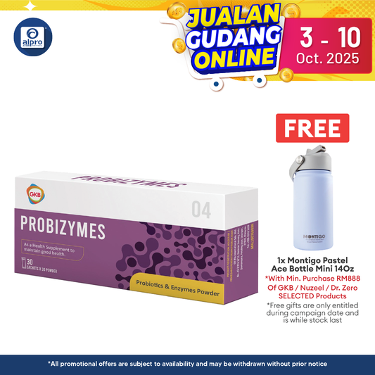 GKB Probizymes 30s | Probiotics with Digestive Enzymes GKB
