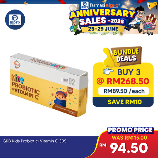 GKB Kids Probiotic+Vitamin C 30s