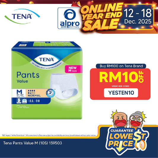 Tena Pants Value M (10S) 159503 Alpro Pharmacy