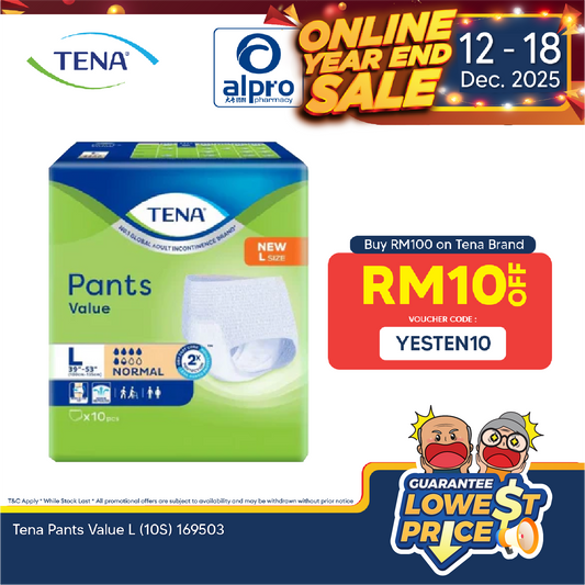Tena Pants Value L (10S) 169503 Tena