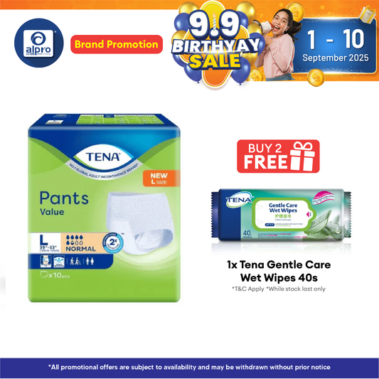 Tena Pants Value L (10S) 169503 Alpro Pharmacy