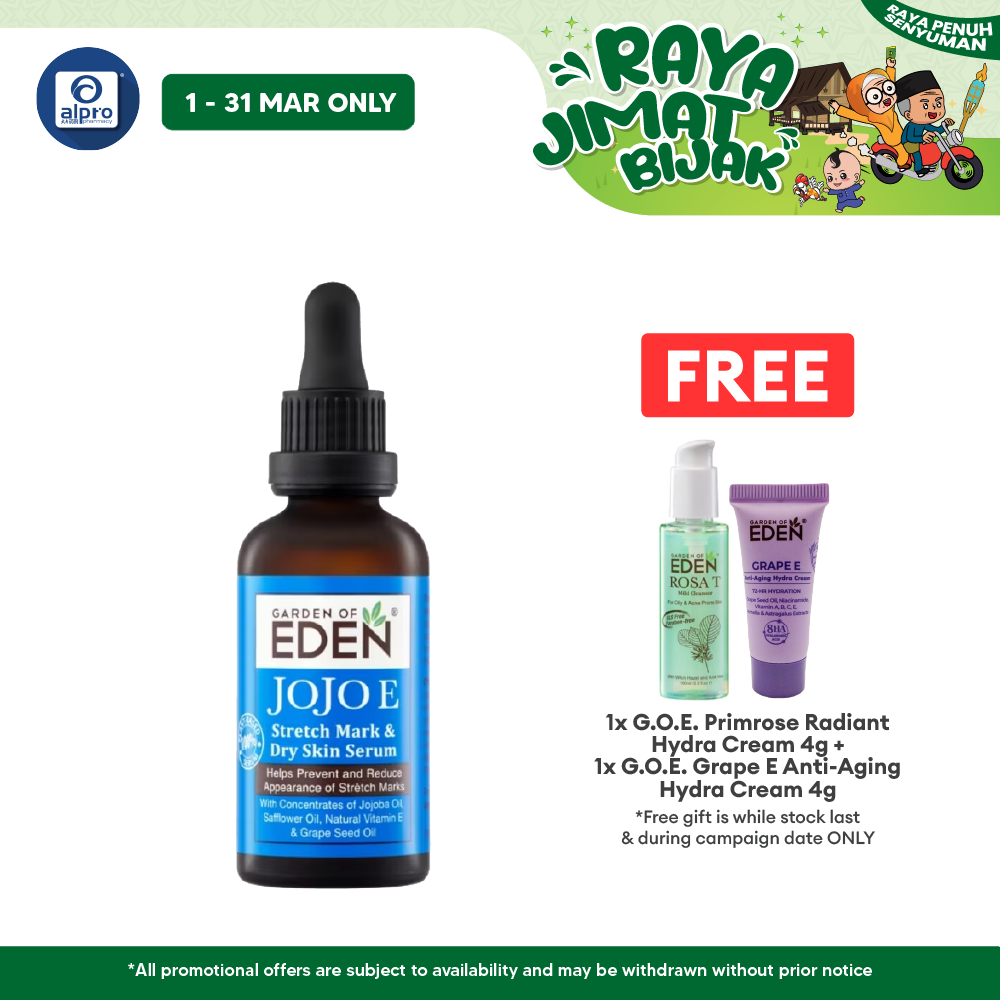 Garden Of Eden Jojo E Stretch Mark Serum (50ml) Garden Of Eden