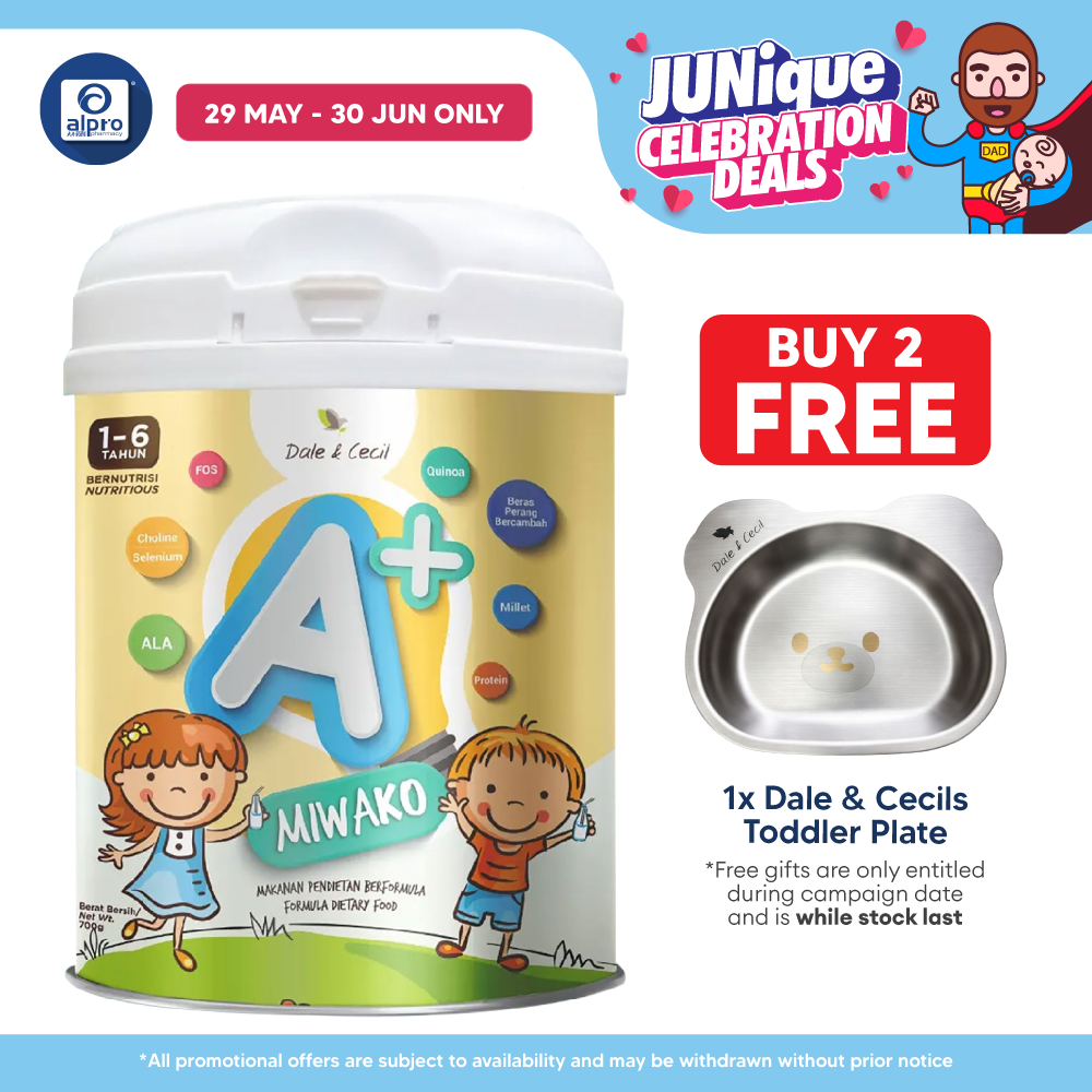 Miwako A+ Plant-based Milk Formula 700g | For Children Age 1-6 Years Old Miwako