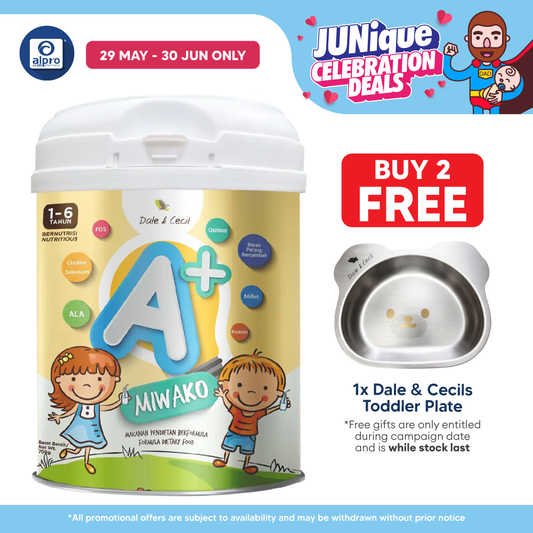 Miwako A+ Plant-based Milk Formula 700g | For Children Age 1-6 Years Old Miwako