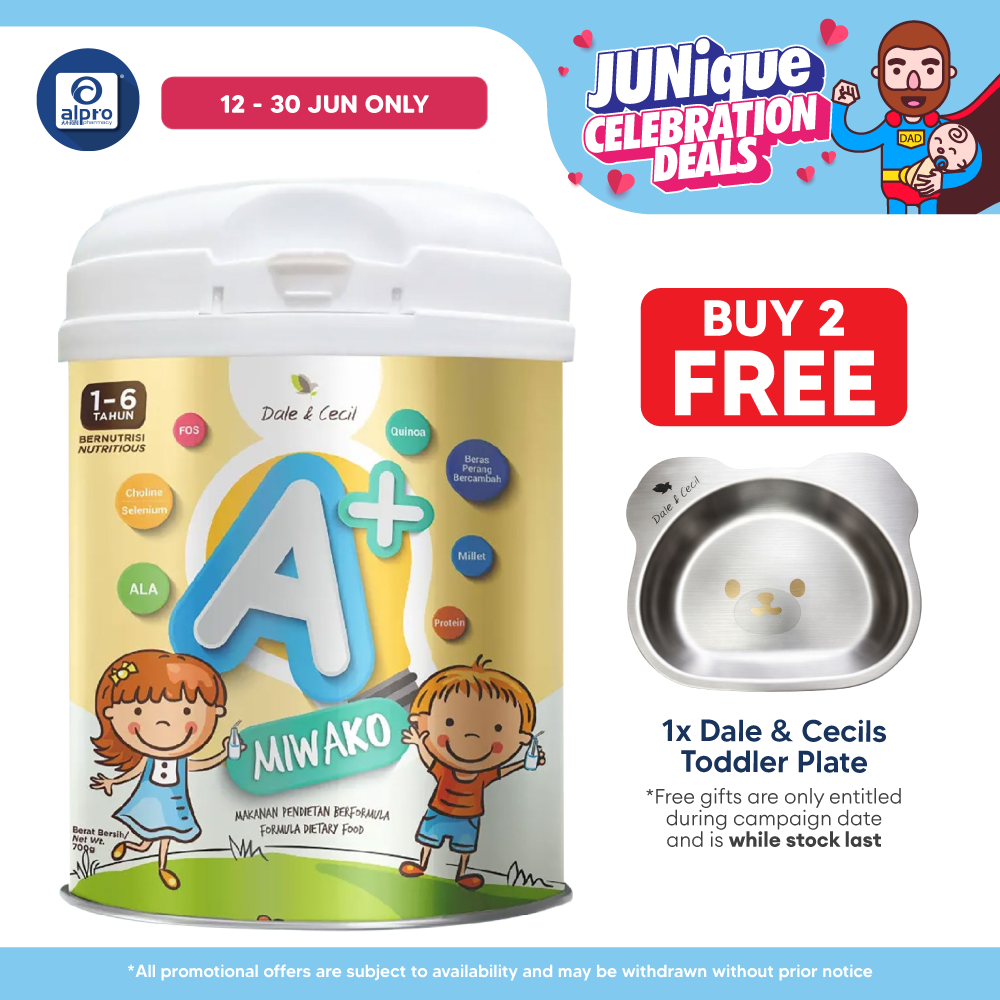 Miwako A+ Plant-based Milk Formula 700g | For Children Age 1-6 Years Old