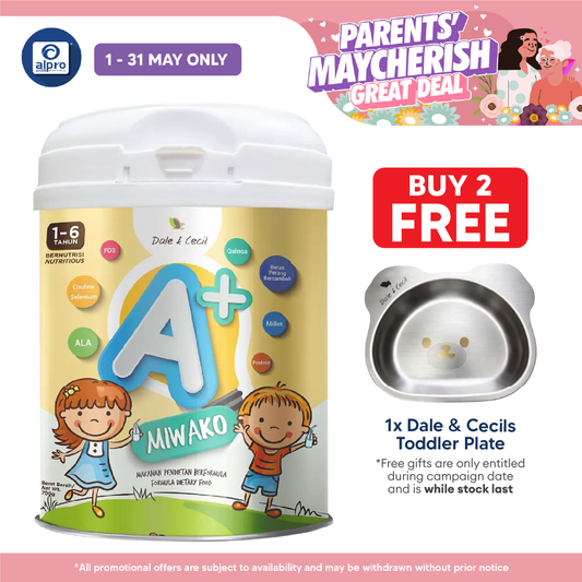 Miwako A+ Plant-based Milk Formula 700g | For Children Age 1-6 Years Old Miwako