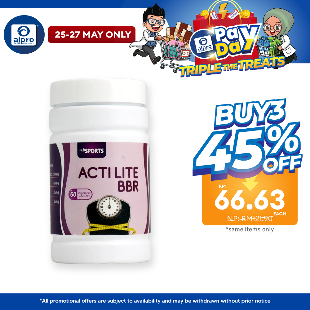 Actilite BBR 60s | For Weight Loss [Exp: 31/10/2026] Actisport