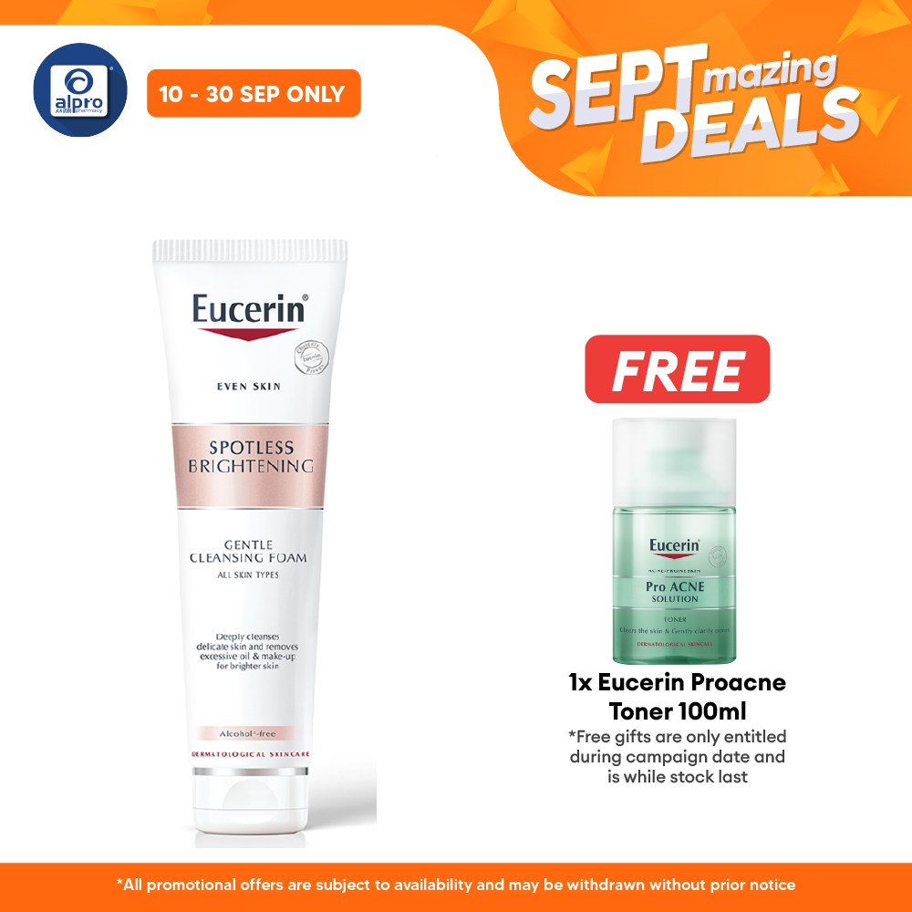 Eucerin Spotless Brightening Gentle Cleansing Foam 150ml Alpro Pharmacy