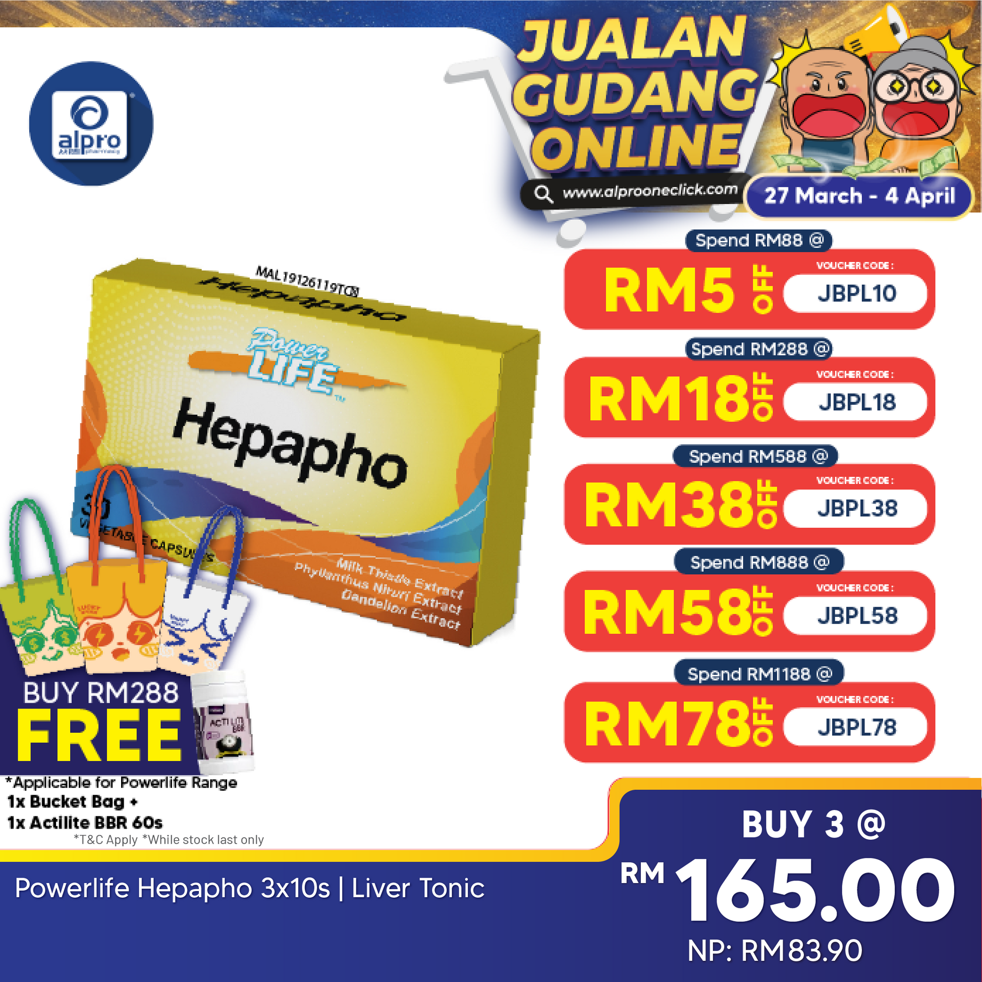 Powerlife Hepapho 3x10s | Liver Tonic Powerlife
