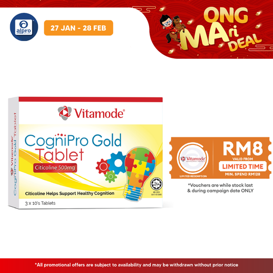 Vitamode Cognipro Gold 500mg 30s | Boost Brain Health Vitamode