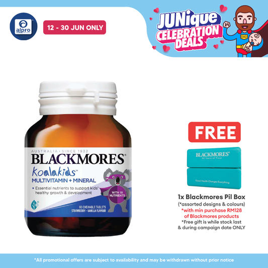 Blackmores Kids Multivitamin + Minerals Strawberry 60s | Promotes Healthy Immune System Blackmores