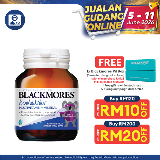 Blackmores Kids Multivitamin + Minerals Strawberry 60s | Promotes Healthy Immune System Blackmores