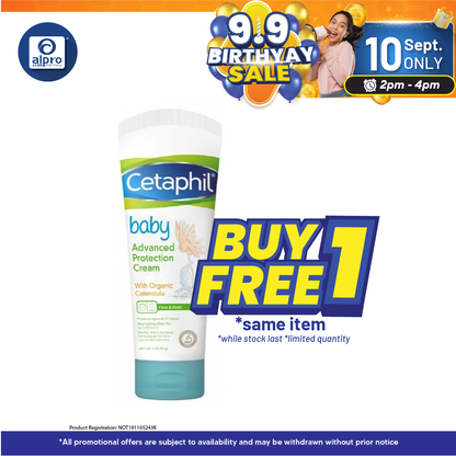 Cetaphil Baby Advance Protection Cream 85g | Moisturizing and Soothing Cetaphil