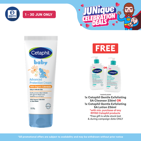 Cetaphil Baby Advance Protection Cream 85g | Moisturizing and Soothing Cetaphil