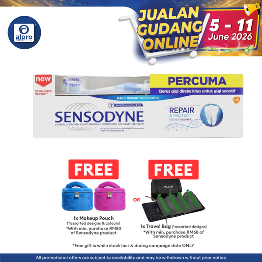 Sensodyne Repair & Protect 100g Free Toothbrush | Promotes Healthy Gums Sensodyne