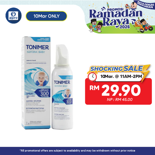 Tonimer Lab Baby Isotonic Nasal Spray 100ml | Baby Daily Nose Cleaning Tonimer Lab