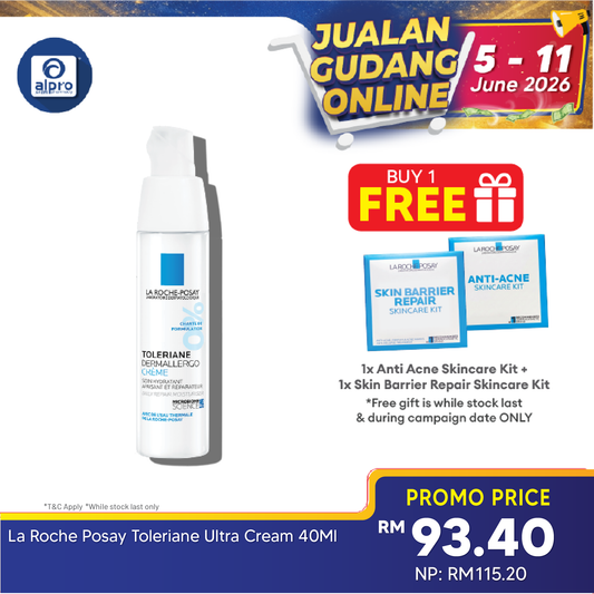 La Roche Posay Toleriane Ultra Cream 40ml | Intensely Hydrates and Soothes Skin La Roche Posay