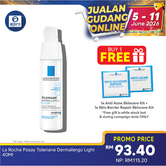 La Roche Posay Toleriane Ultra Light 40ml | Intensely Hydrates and Soothes Skin La Roche Posay