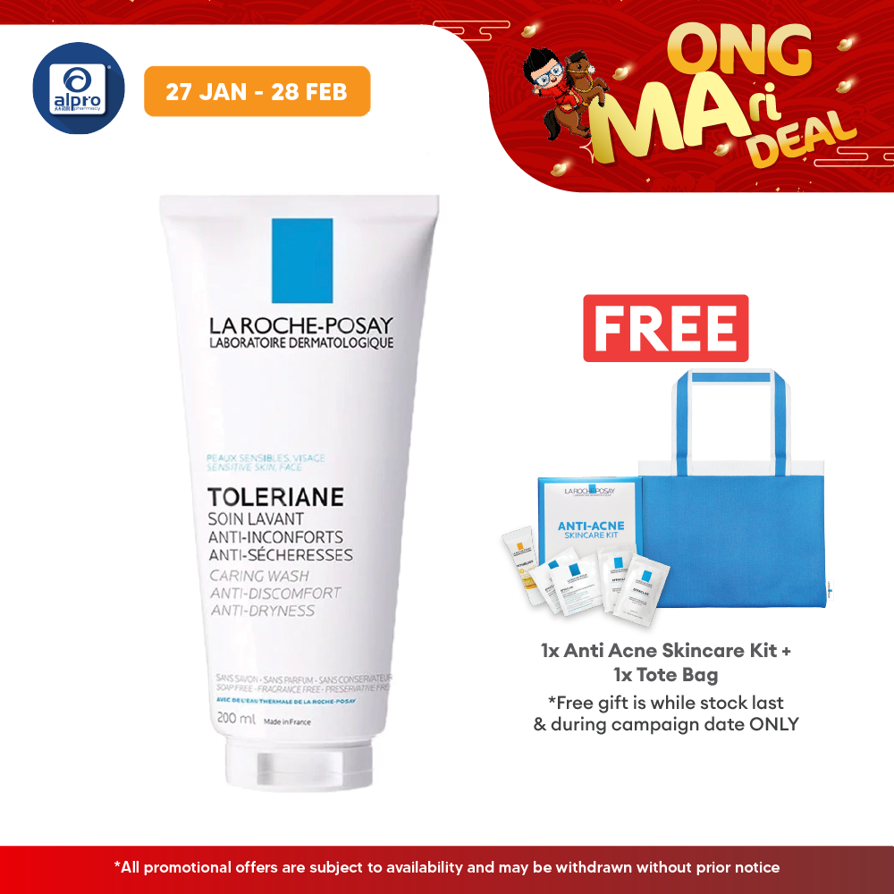 La Roche Posay Toleriane Caring Wash 200ml | Soothes Itching Sensations La Roche Posay