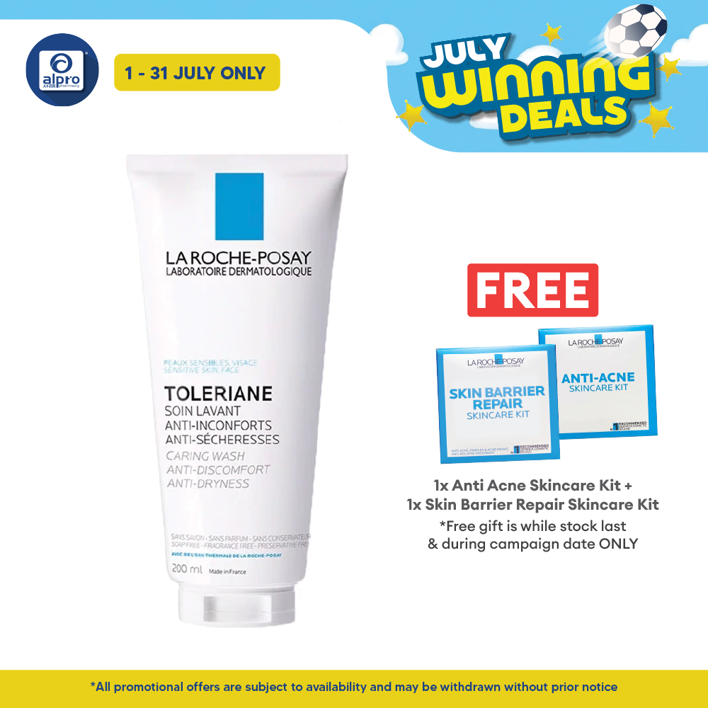 La Roche Posay Toleriane Caring Wash 200ml | Soothes Itching Sensations La Roche Posay