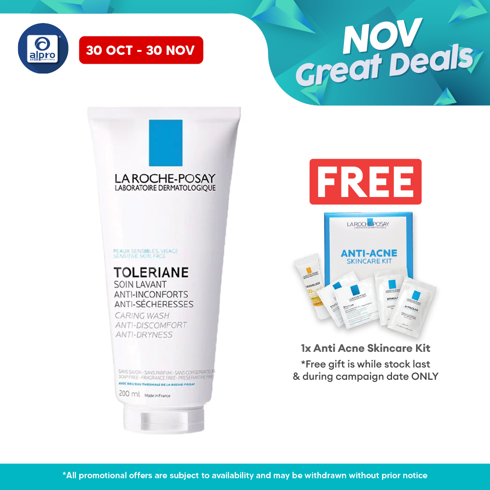 La Roche Posay Toleriane Caring Wash 200ml | Soothes Itching Sensations La Roche Posay