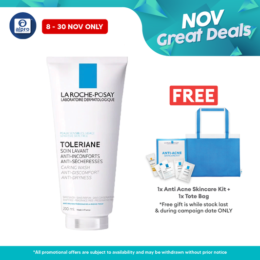 La Roche Posay Toleriane Caring Wash 200ml | Soothes Itching Sensations La Roche Posay